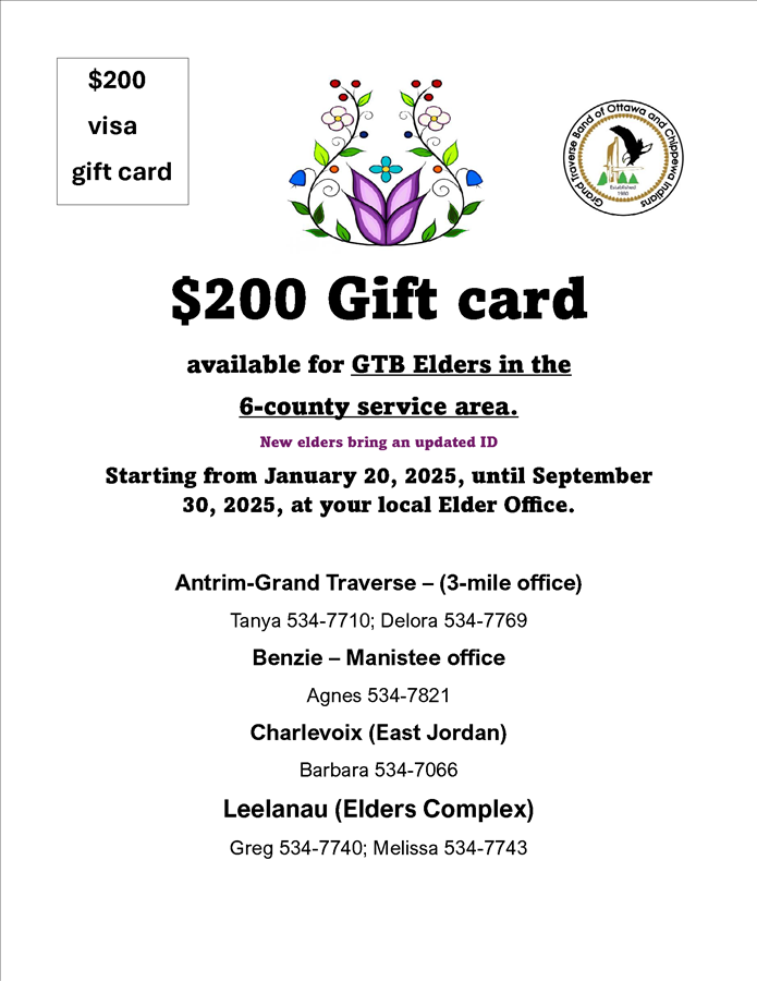 Elders $200 Gift card flyer