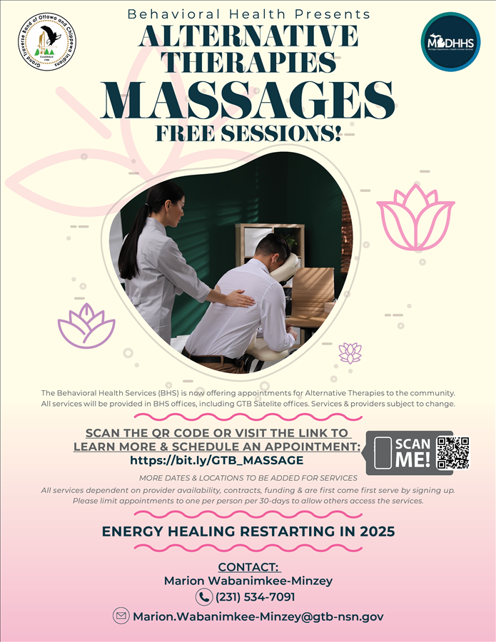 BHS Alternative Therapies - Massages